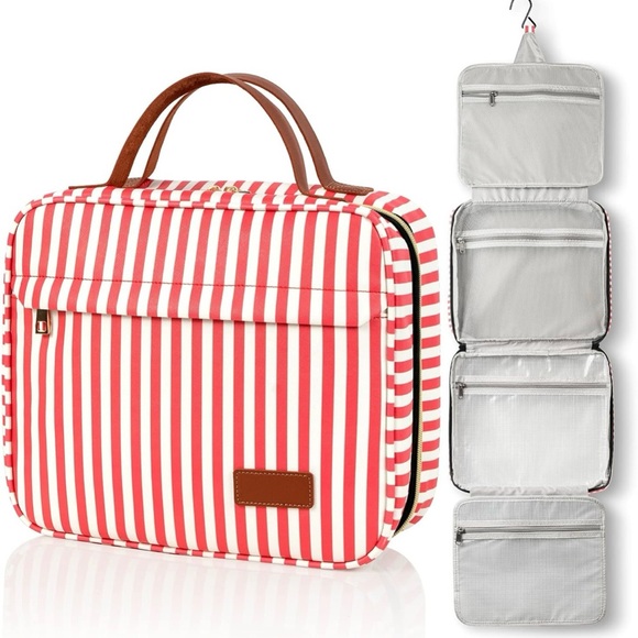 Hanging Travel Toiletry Bag, Large Capacity Cosmetic Travel Toiletry Organizer - Picture 2 of 10